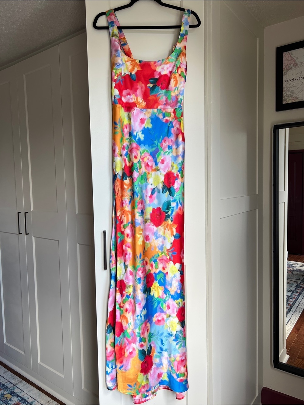 Show Me Your MuMu Lana Maxi Dress Size small Sunset Garden Gala